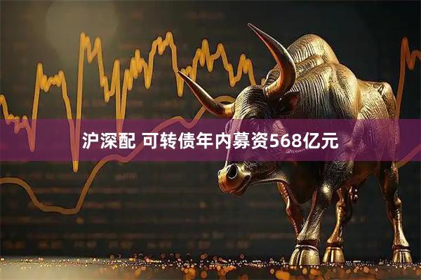 沪深配 可转债年内募资568亿元